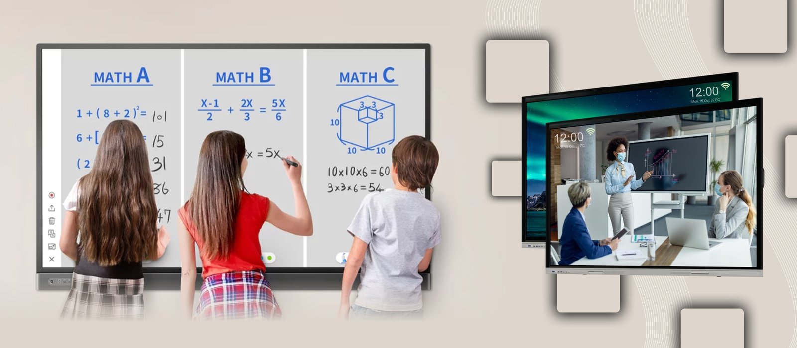 Interactive Led Screen Size Interactive LED Panel 85” | Touch Display 85”